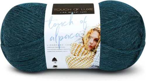 Lion Brand Yarn (1 madeja) Hilo Touch of Alpaca, Jade