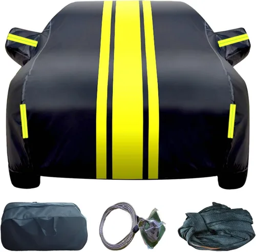 Miniatura 9 de Funda impermeable para automóvil, compatible con Maxus Mifa 9, tela Oxford gruesa, antiarañazos, antiexcrementos, hojas caídas, polvo, fundas