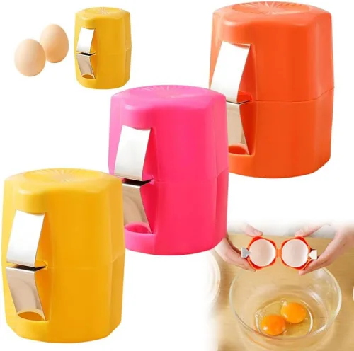 Abridor de cáscara de huevo, herramienta para galleta de huevos, nuevo removedor multifuncional de cáscara para huevos crudos y duros, abridor de