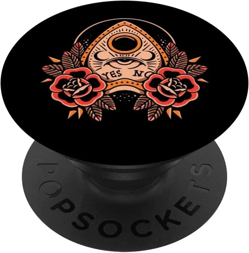 Miniatura 6 de Tabla clásica de Ouija Wiccan Alt Grunge ropa moderna espeluznante PopSockets MagSafe PopGrip para iPhone