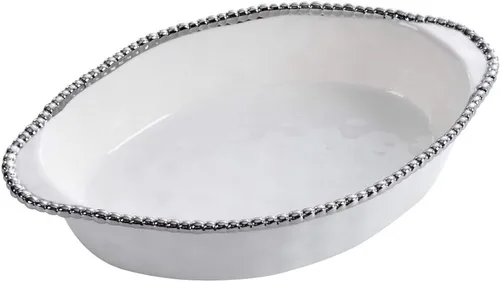 Miniatura 11 de Pampa Bay Plato para hornear pan de titanio de 10"x5" (Mapa, Salerno dorado)