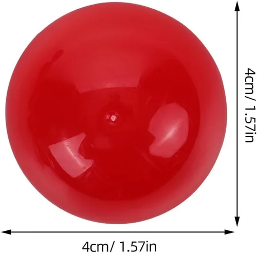 Miniatura 6 de Vaguelly 25 bolas de lotería de plástico huecas para rifas de bingo de 1.57 pulgadas de diámetro, bolas de juego de actividades de mesa para dibujos