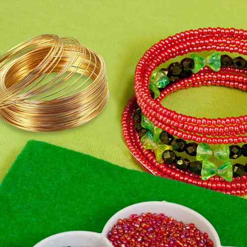 Miniatura 6 de Pulsera de 500 lazos para joyería con cuentas de memoria de alambre de memoria de acero para suministros de fabricación de joyas, creación de arte