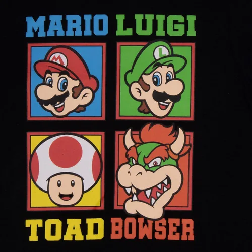 Miniatura 5 de Nintendo Kids Super Mario Bros Mario & Luigi Boys Long Sleeve 2-Pack T-Shirt Bundle Set for Boys