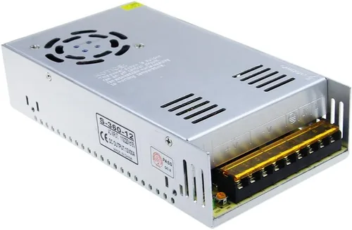 ALITOVE AC 110V/220V a DC 12V 30A 360W Universal Regulada Fuente de alimentación de conmutación Adaptador de transformador Controlador LED para tira