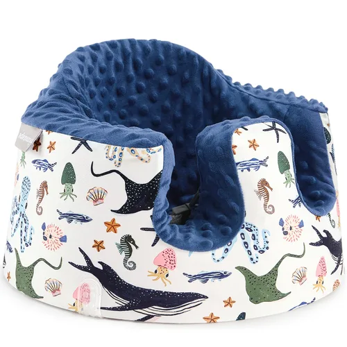 Miniatura 20 de Funda de asiento compatible con asiento Bumbo y Nuby, accesorios para asientos elevadores, funda suave y transpirable para bebé niña y niño, solo