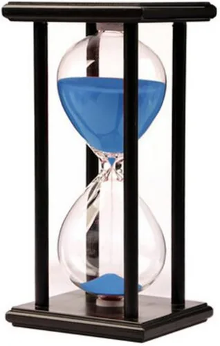 Miniatura 11 de Lodunsyr Reloj de Arena Temporizador de 30 Minutos para Decoración de Ornamentos Navidad Año Nuevo Cumpleaños Té Mesa de Café Estante de Libros
