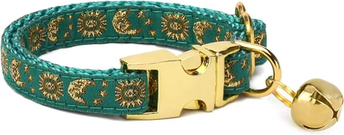 Miniatura 18 de waaag Pet, Moons Stars Suns - Collar para perro y gato, múltiples diseños Crescent Celestial, collar de correa para perro y gato, tamaño XXS