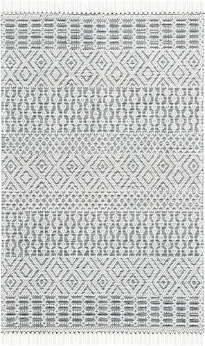 Miniatura 36 de SAFAVIEH Natura Collection - Alfombra decorativa de 2 x 3 pies, color marfil, con flecos de lana marroquí bohemia, hecha a mano, ideal para zonas