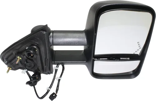 Miniatura 26 de Kool Vue - Espejo calefactable izquierdo para Chevrolet Silverado 1500 GMC Sierra 1500 2007-2013 plegable eléctrico con luz de señal y lámpara