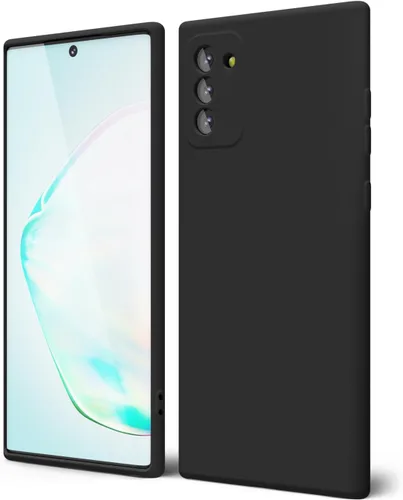 Miniatura 51 de oakxco Funda para teléfono Samsung Galaxy Note 20 Ultra de silicona líquida, bonita funda delgada y fina de goma suave TPU lisa y suave de gel