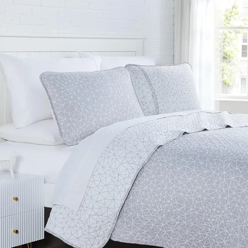 Miniatura 32 de Southshore Fine Living, Inc. Juego de colcha tamaño queen extragrande, colcha suave con dos fundas de almohada a juego