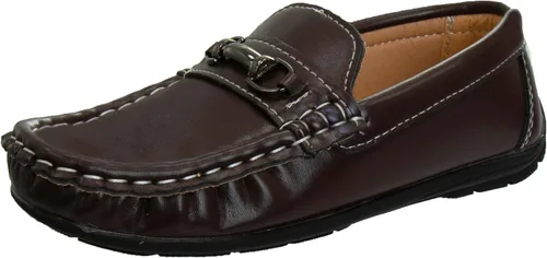 Josmo Mocasines de conducción para niños, estilo casual, zapatos de barco sin cordones (niños pequeños - niños grandes)