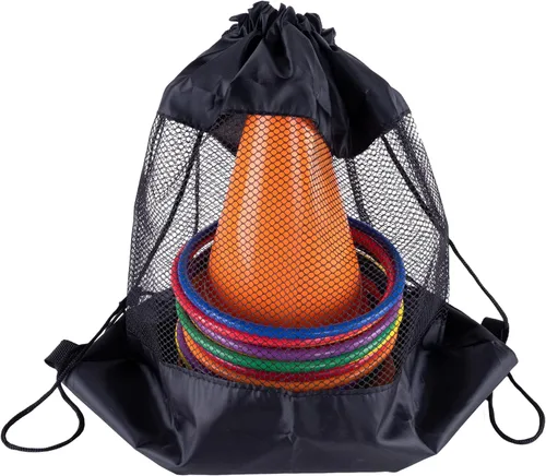 Miniatura 4 de Super Z Outlet Juego de 30 piezas de carnaval al aire libre con 12 anillos, 12 bolsas de frijoles y 6 conos