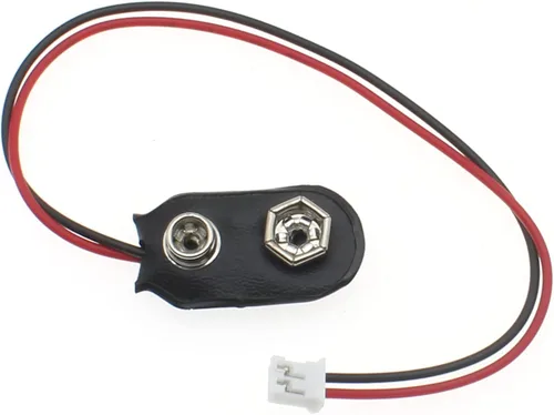 Miniatura 5 de 4 unids 9V Batería Snap a PH 2.0 Cable T Tipo 9V Clip de batería Conector con 5.9 in Cable de plomo
