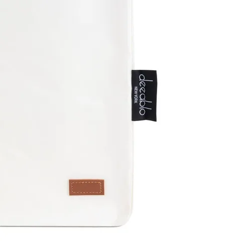 Miniatura 6 de Deeablo New York - Papelera de reciclaje de interiores reutilizable sostenible para cocina, papelera de reciclaje multiusos, contenedores de Blanco
