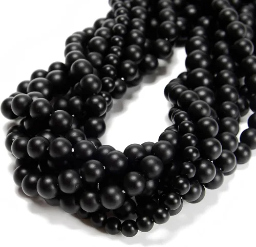 Miniatura 35 de 65 cuentas de jade blanco de 0.236 pulgadas, piedra natural, piedras preciosas redondas auténticas para hacer pulseras de bricolaje, joyas, cuerdas