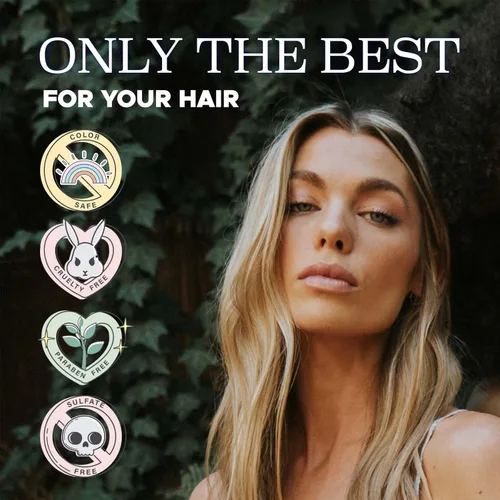 Miniatura 4 de Luseta Acondicionador fortalecedor de menta y romero hidratante y nutritivo para engrosar el cabello dañado, desenreda mechones y añade brillo