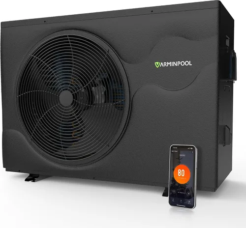 Miniatura 10 de Bomba de calor de piscina de 16000 BTU para piscinas sobre el suelo de hasta 5,400 galones, calentador eléctrico de piscina de 110 V con inversor