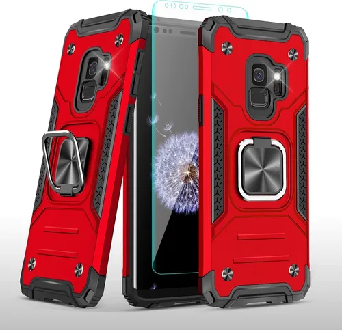 Miniatura 38 de YmhxcY Funda para Galaxy Note 8, funda para Galaxy Note 8 con protector de pantalla curvado 3D, fundas de grado armadura con soporte giratorio