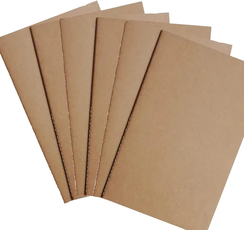 Páginas de recambio para diario de cuero de viaje, A6 en blanco y forrado, almohadillas para rascar, 3 juegos de 6 recambios de diario para cuaderno