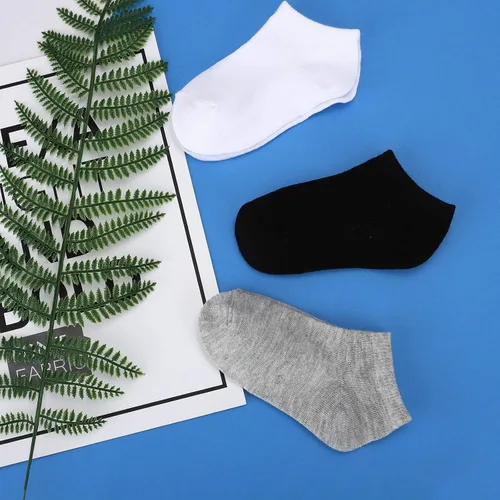 Miniatura 5 de BOOPH 12 pares de calcetines de tobillo para niños y niñas de corte bajo media amortiguación calcetines atléticos
