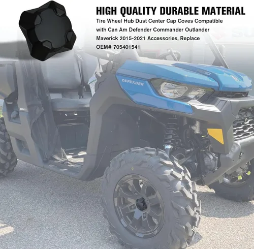 Miniatura 3 de Tapacubos centrales de rueda, cubierta central de polvo para cubo de rueda de neumático, compatible con Can Am Defender Commander Outlander Maverick