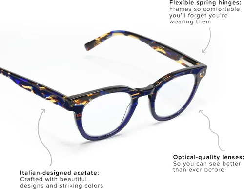 Miniatura 3 de eyebobs unisex-adult Waylaid Round Reading Glasses
