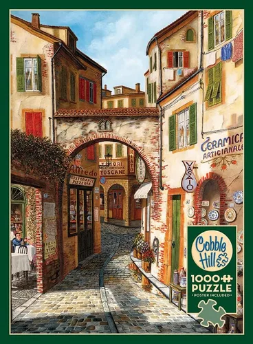 Miniatura 5 de Cobble Hill - Rompecabezas de 1000 piezas, cerámica, póster de muestra incluido