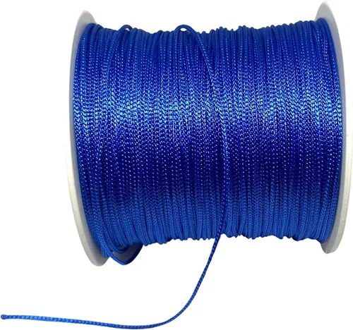 Miniatura 11 de Hilo de cuentas de poliéster de 0.039 pulgadas para bricolaje, opciones de varios colores, collar de amistad de macramé, cuerda para hacer pulseras