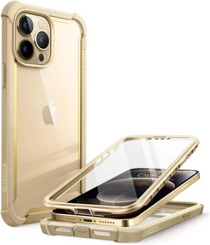 Miniatura 10 de i-Blason Ares - Funda para iPhone 13 Pro Max de 6.7 pulgadas [protector de pantalla integrado] [protección de grado militar] Funda transparente