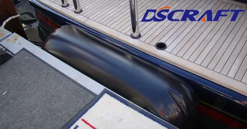 Miniatura 9 de Protección de barco inflable de PVC resistente para muelle de barcos estacionarios, yates, veleros, gris claro Fast inflation, Airtight valve