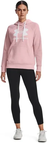 Miniatura 2 de Under Armour Rival - Sudadera con capucha para mujer, de vellón y con logotipo
