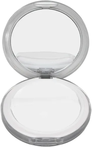 Miniatura 3 de Caja de polvo suelta, contenedor de polvo recargable vacío de 0.11 oz, estuche portátil de polvo con espejo de soplado de polvo y tamiz de red