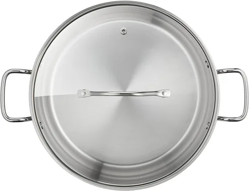 Miniatura 9 de Tefal Intuition XL - Olla de acero inoxidable 18/10, 14.2 in, 17,5 L, acero inoxidable 18/10, asas remachadas resistentes, tapa de cristal, metálico