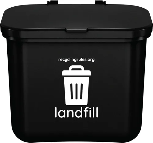 Miniatura 6 de Pequeño contenedor de compost verde para colgar en el contenedor de basura de cocina