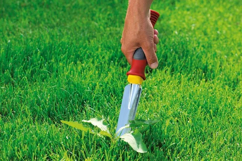 Miniatura 2 de Wolf-Garten KS2K - Cuchillo de deshierbar y plantar herramienta de mano fija, 15.4 x 1.2 x 0.8 in, color rojo