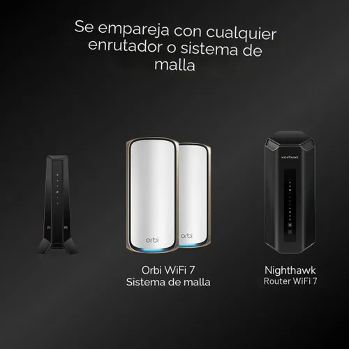 Miniatura 9 de NETGEAR Nighthawk DOCSIS 3.1 Módem de cable de división media/alta (CM2500) – Aprobado para las velocidades más rápidas de hoy y compatible