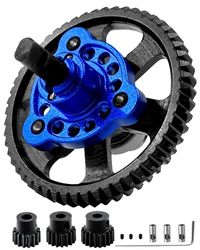 Miniatura 9 de Pieza de mejoras de engranaje recto 53T para Slash 4X4/VXL Stampede 4X4/VXL Rustler 4X4/VXL, eliminador de embrague deslizante 53T con piñones