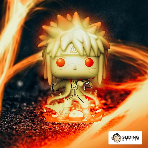 Miniatura 3 de Funko Pop! Anime: Naruto Shippuden - Minato Namikaze (Modo Nueve Colas Chakra) Edición Especial Multicolor Exclusiva #1413 Minato Edición Especial