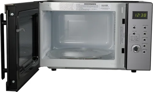 Miniatura 5 de Emerson MW9005SS Horno microondas compacto de encimera con control de botón, pantalla LED, 900W, 5 niveles de potencia, 6 menús automáticos, plato