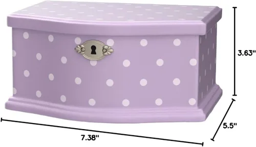 Miniatura 14 de Elle Joyero – Organizador de joyas de bailarina y caja de música de cuerda Swan Lake para niñas y adolescentes, accesorios y almacenamiento