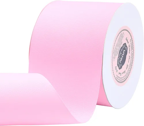 Miniatura 67 de Vatin - Rollo de cinta de grogrén, rollos de 25-50 yardas, perfecto para decoración de bodas, coronas, baby showers, envolturas de paquete de regalo