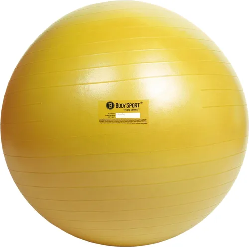 Miniatura 13 de Body Sport - Pelota de ejercicios para deportes con bomba para hogar, gimnasio, equilibrio, estabilidad, Pilates, fuerza de núcleo, estiramiento