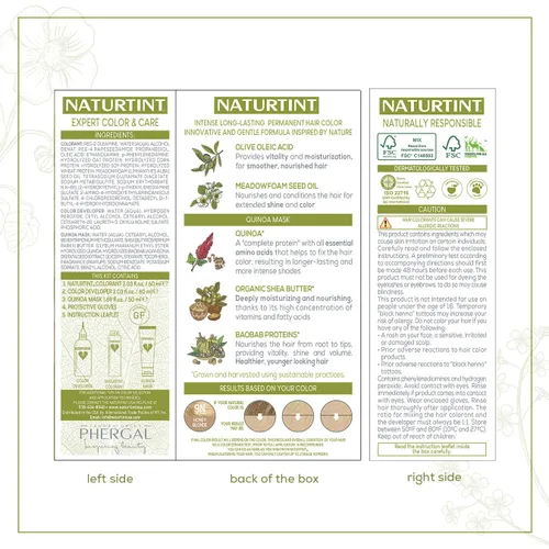 Miniatura 2 de Naturtint Tinte para el cabello rubio miel 9N, 5.07 FZ