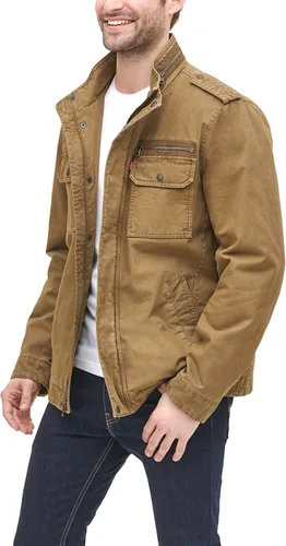 Miniatura 5 de Levis Chaqueta militar de algodón lavado grande y alto para hombre
