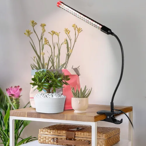 Miniatura 7 de ¡Cambio de juego! FECiDA Paquete de 2 unidades de 9W de alimentación enchufable para el hogar, NO adaptador de 5W, luces de cultivo con clip