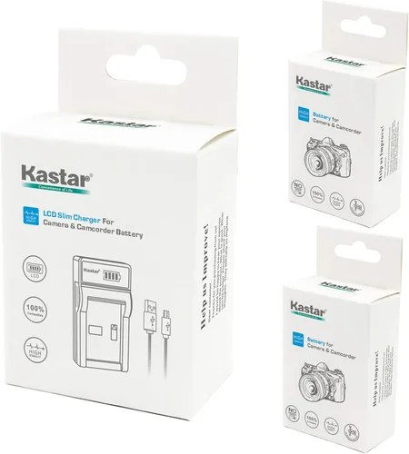 Miniatura 5 de Kastar Batería (X2) y cargador LCD delgado para URC 11N09T NC0910 RLI-007-1 MX-810 MX-880 MX-890 MX-950 MX-980 Mandos a distancia universales