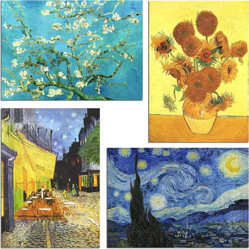 Miniatura 21 de Muzagroo Art Paquete de 4 Kits de Pinturas de Diamantes para Adultos Arte de Diamantes 5D DIY con Diamantes Redondos de Perforación Completa