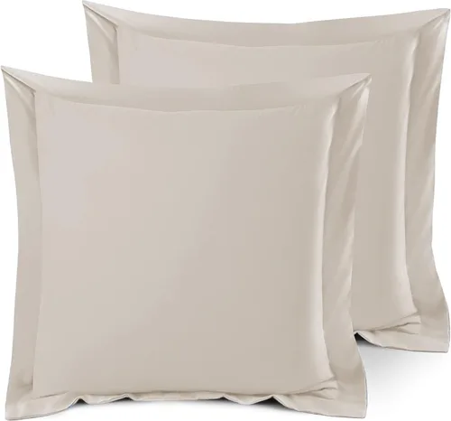 Miniatura 35 de Nestl Juego de 2 fundas tipo sham de almohada suaves - Fundas de almohada de microfibra de doble cepillado - Fundas de almohada de cama premium